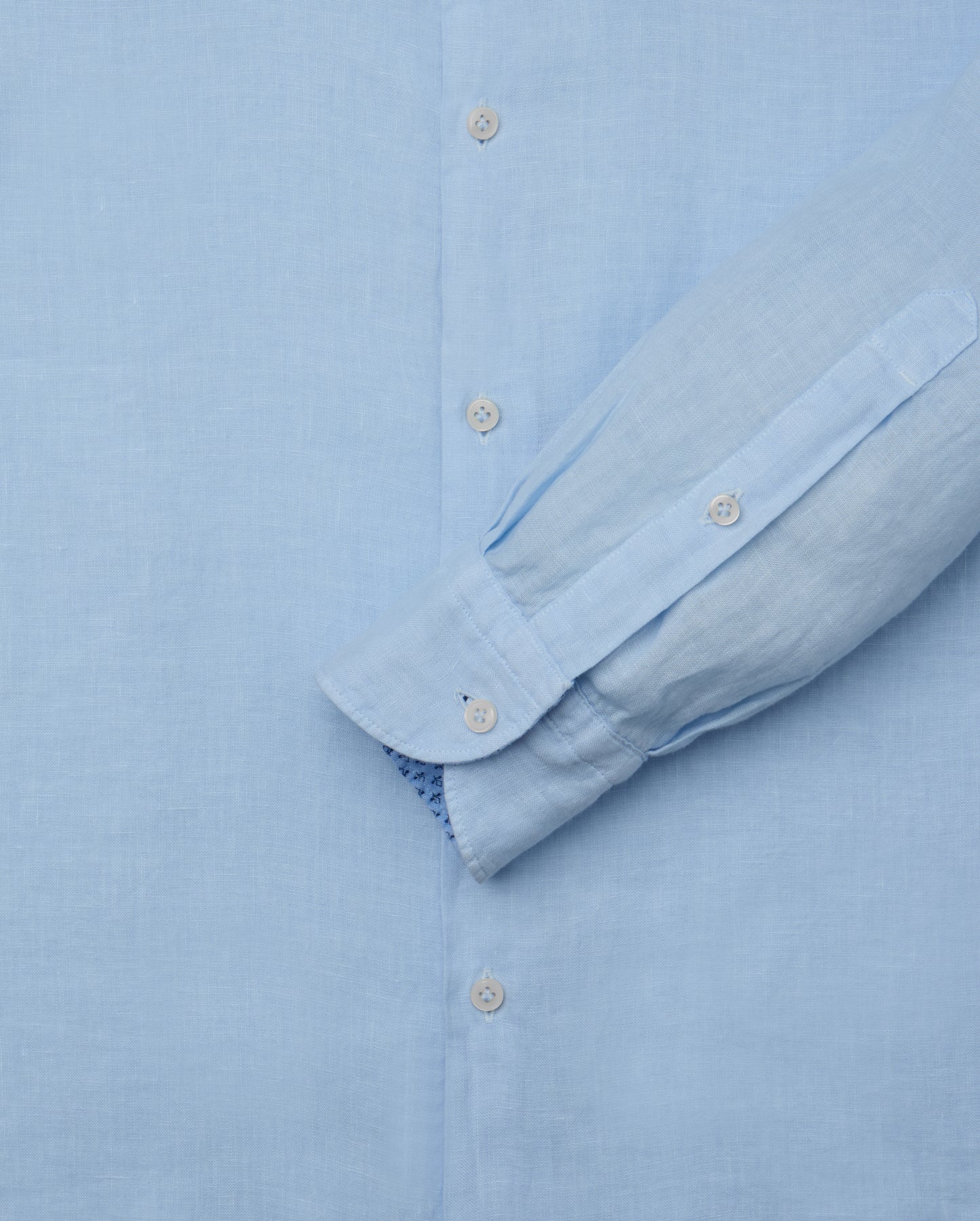 Camicissima Men's Premium Linen Formal Shirt - Light Blue | Relaxed Fit