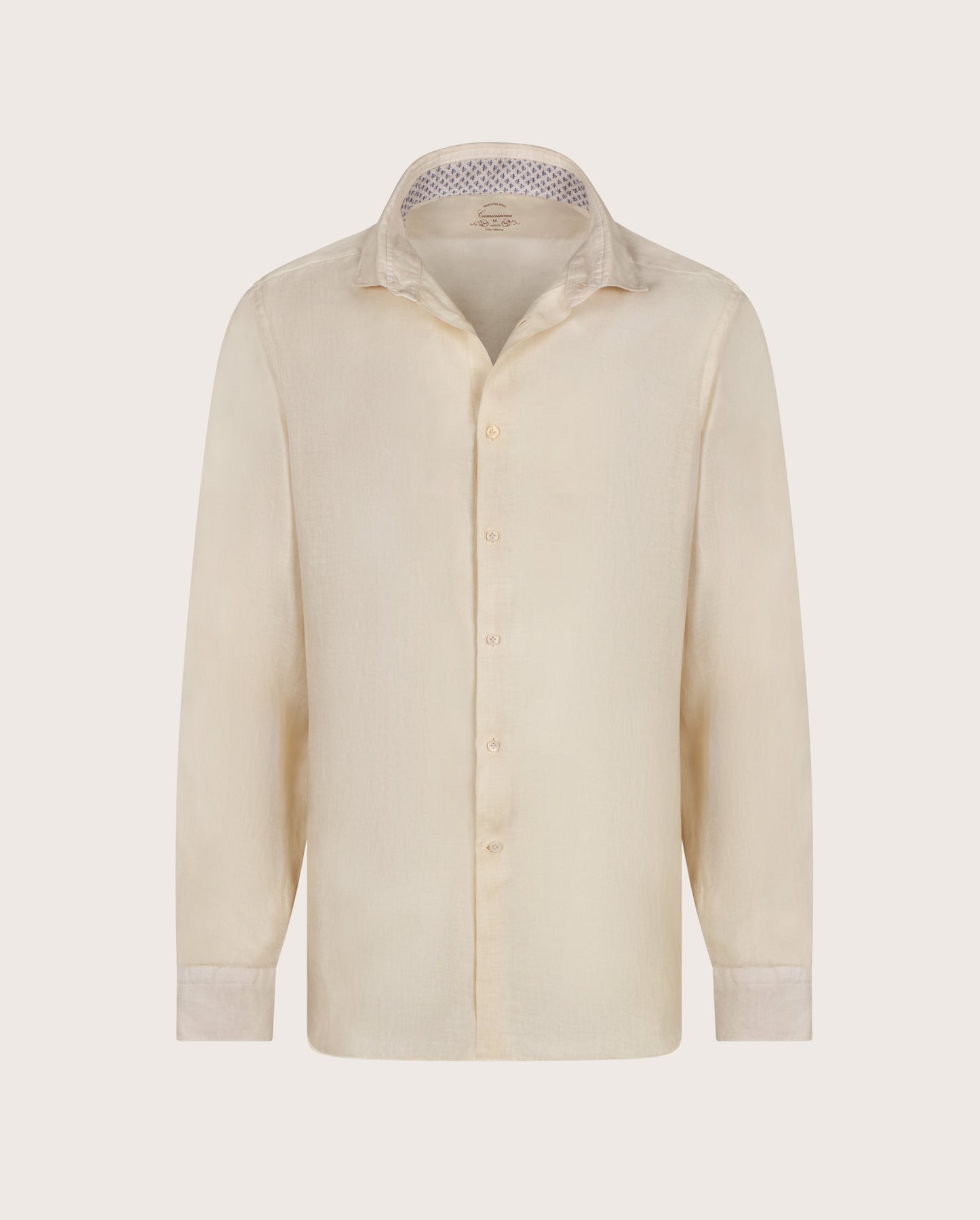 Camicissima Men's Premium Linen Formal Shirt | Light | Relaxed Fit