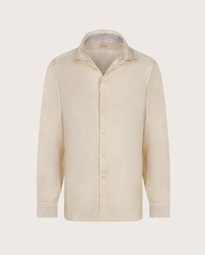 Camicissima Men's Premium Linen Formal Shirt | Light | Relaxed Fit