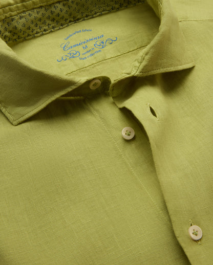 Camicissima Men's Premium Linen Formal Shirt | Light | Relaxed Fit