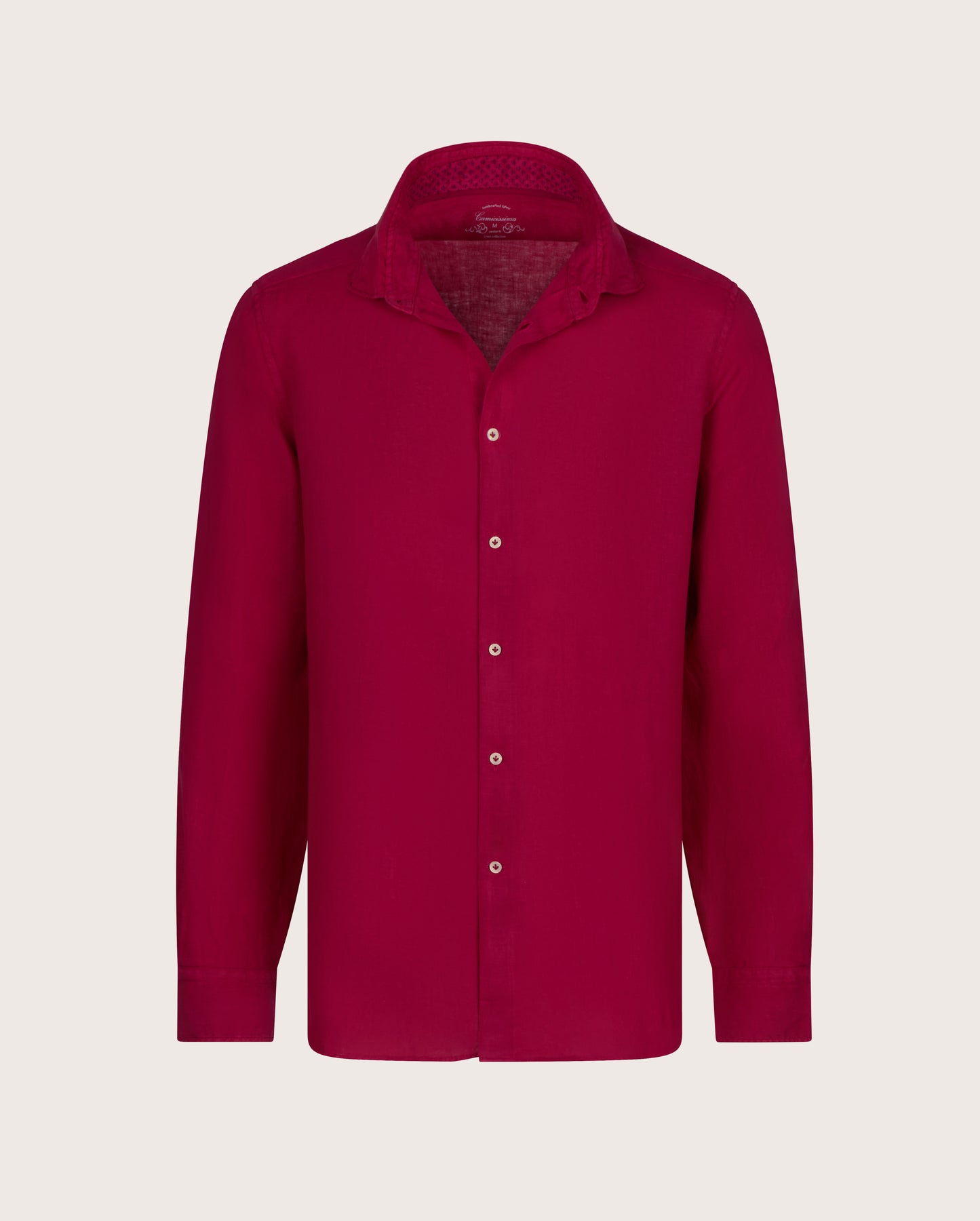 Camicissima Men's Premium Linen Formal Shirt Relaxed Fit
