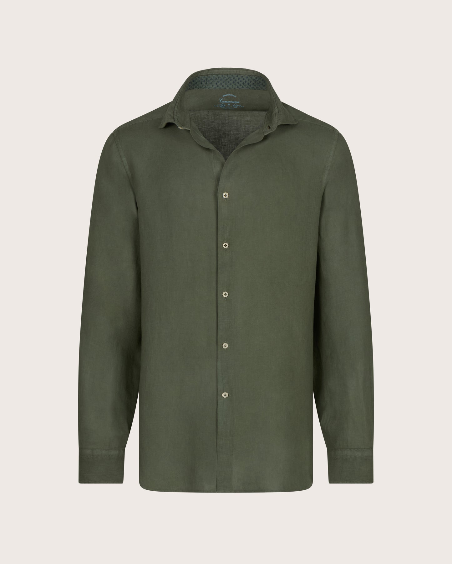 Camicissima Men's Premium Linen Formal Shirt Comfort Fit