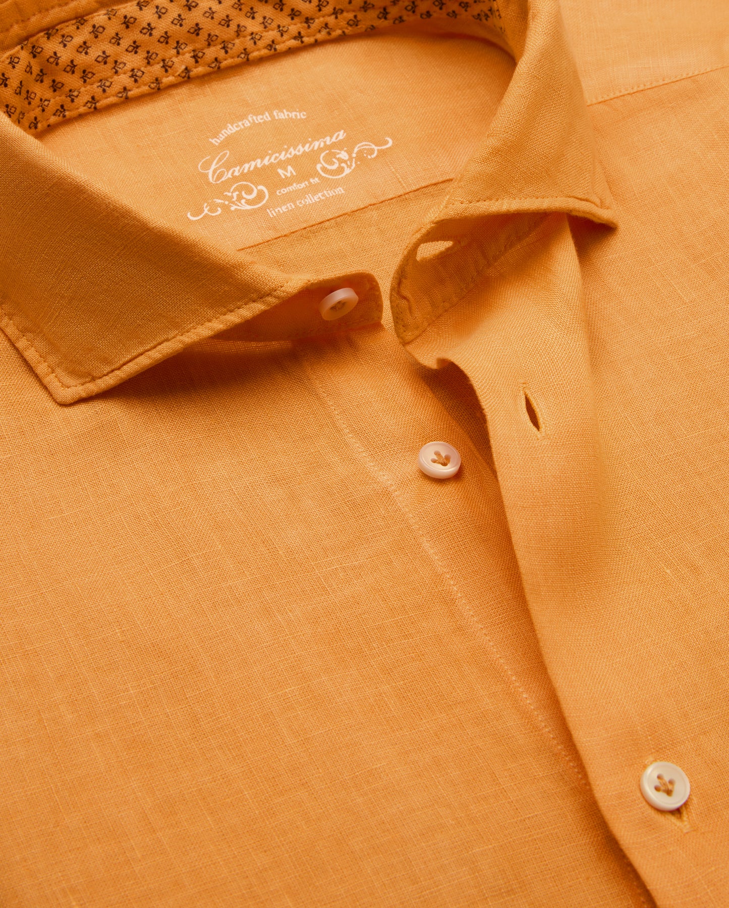 Camicissima Men's Premium Linen Formal Shirt Comfort Fit