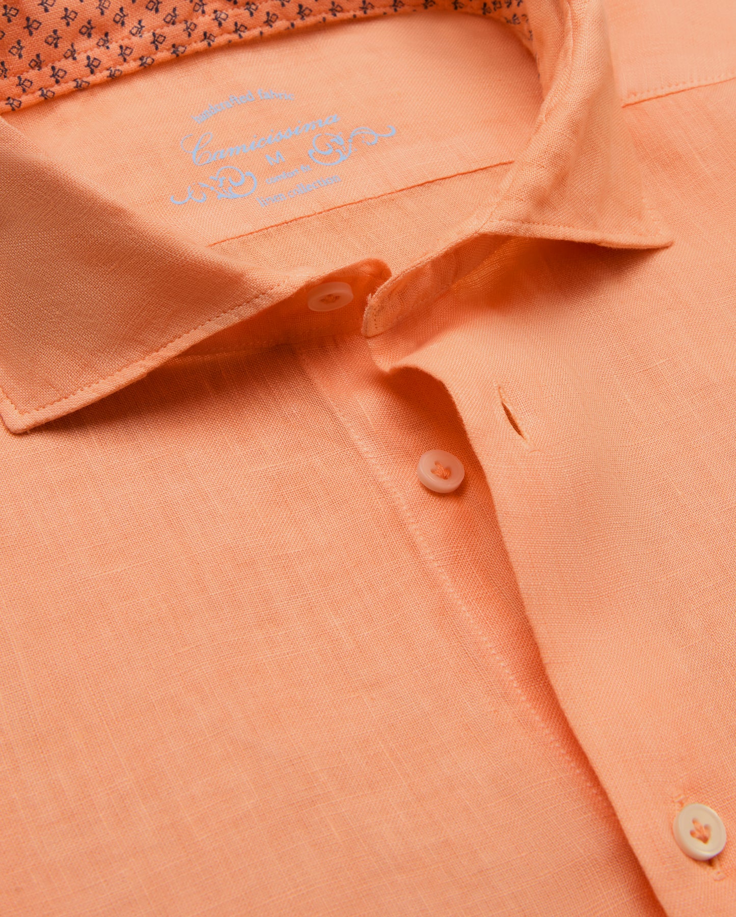 Camicissima Men's Premium Linen Formal Shirt | Light | Relaxed Fit