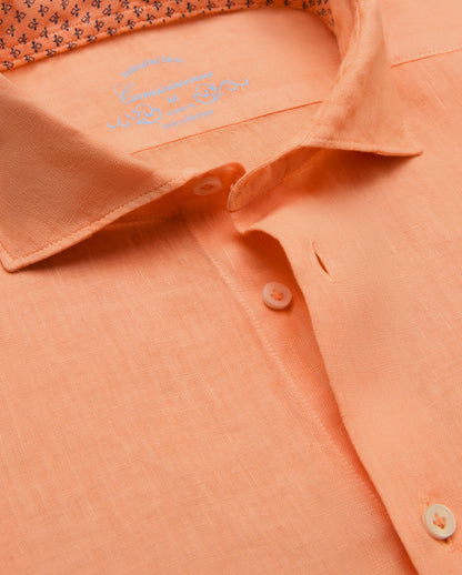 Camicissima Men's Premium Linen Formal Shirt | Light | Relaxed Fit