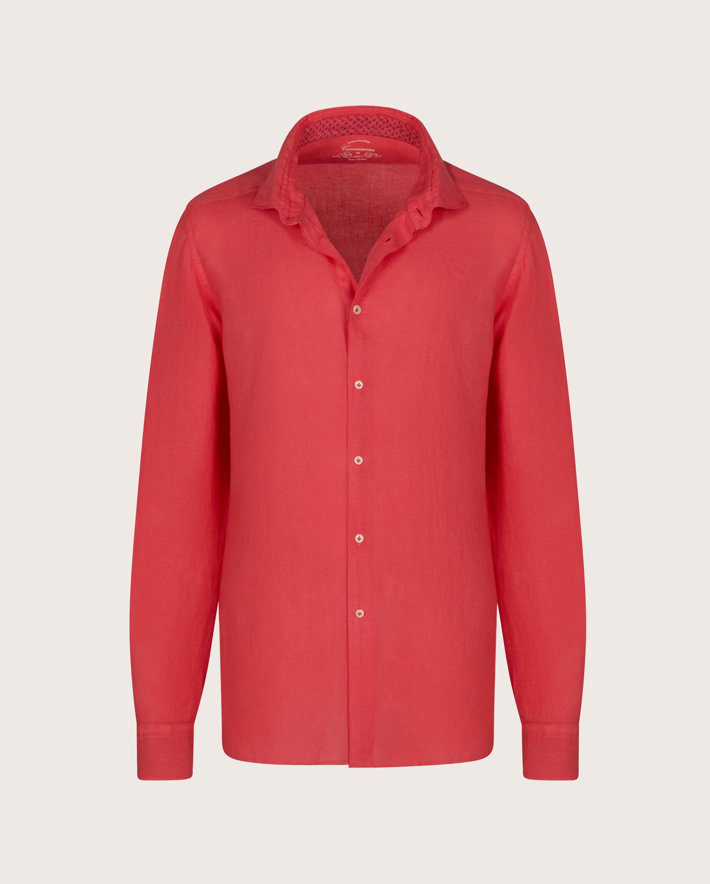 Camicissima Men's Premium Linen Formal Shirt Relaxed Fit