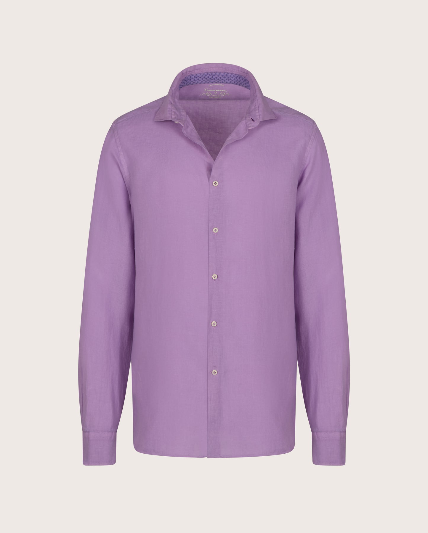Camicissima Men's Premium Linen Formal Shirt Relaxed Fit