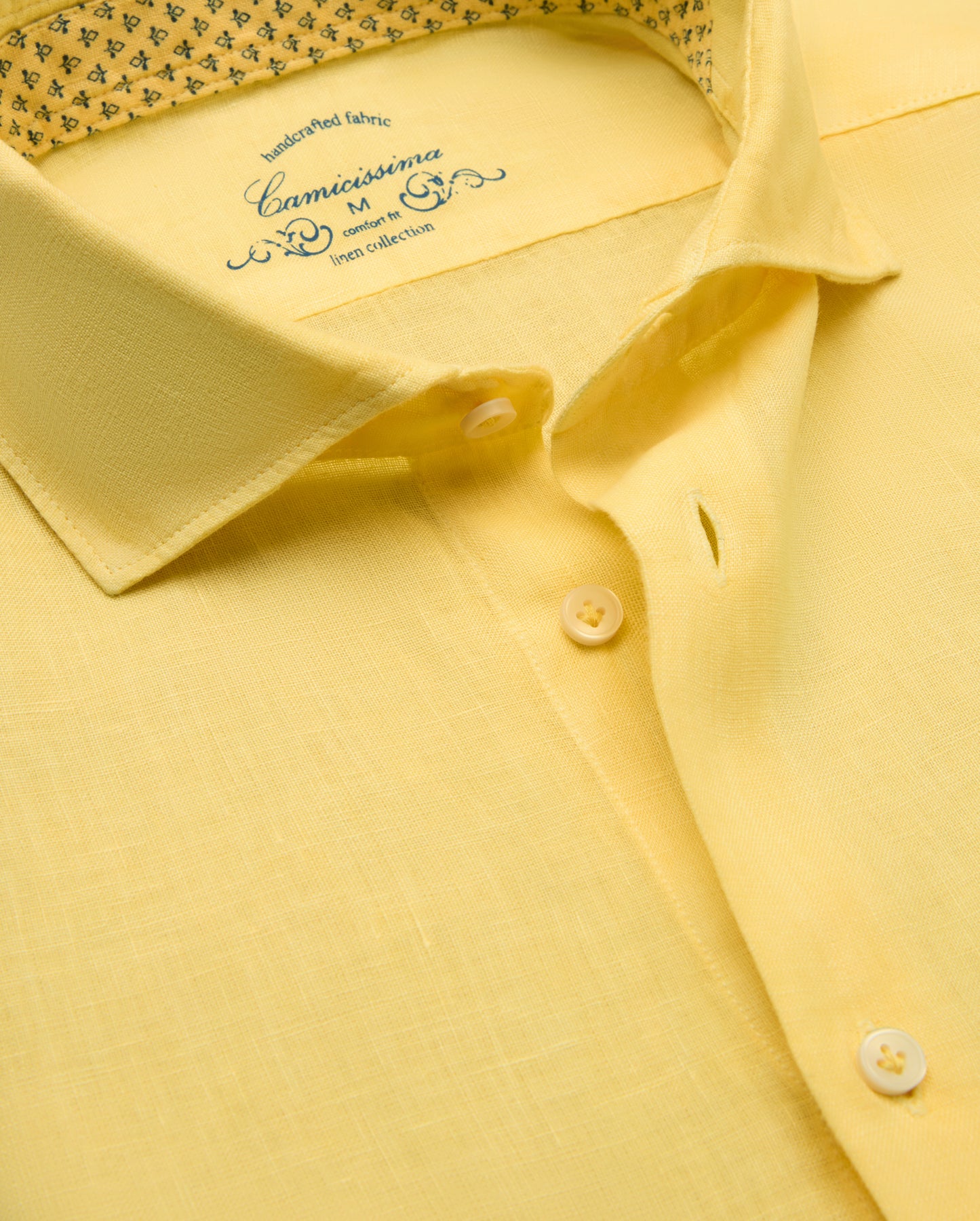 Camicissima Men's Premium Linen Formal Shirt | Light | Relaxed Fit