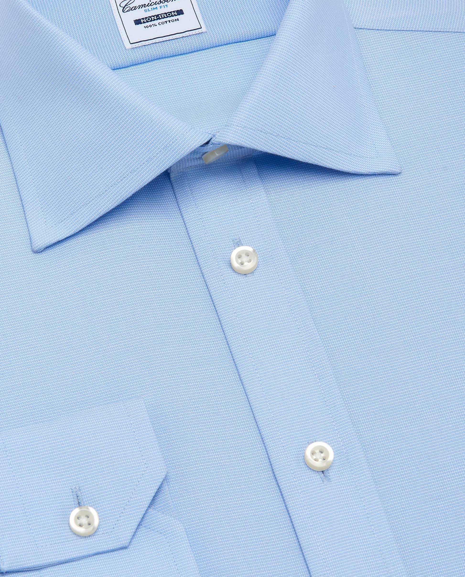 Non-Iron Slim Fit Full Sleeves Dobby Shirt