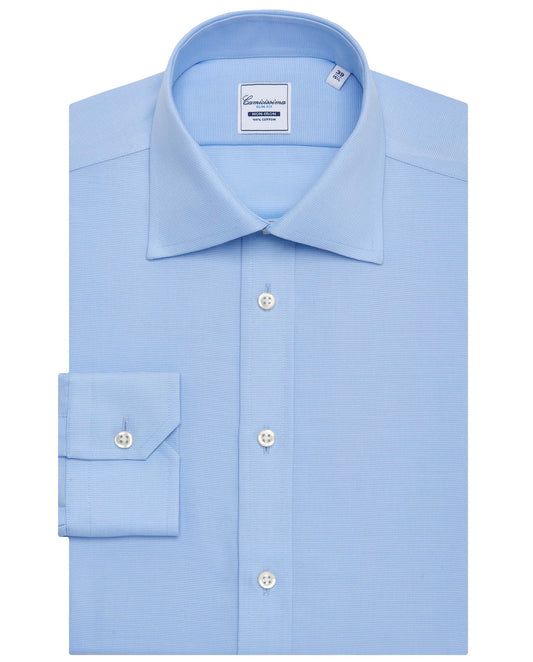 Camicissima Non-Iron Slim Fit Full Sleeves Dobby Shirt