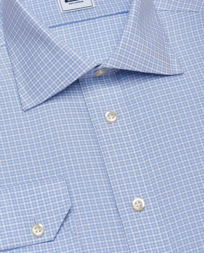 Men’s Slim Fit Checked Shirt | Fancy Style | 100% Cotton | Full Sleeves