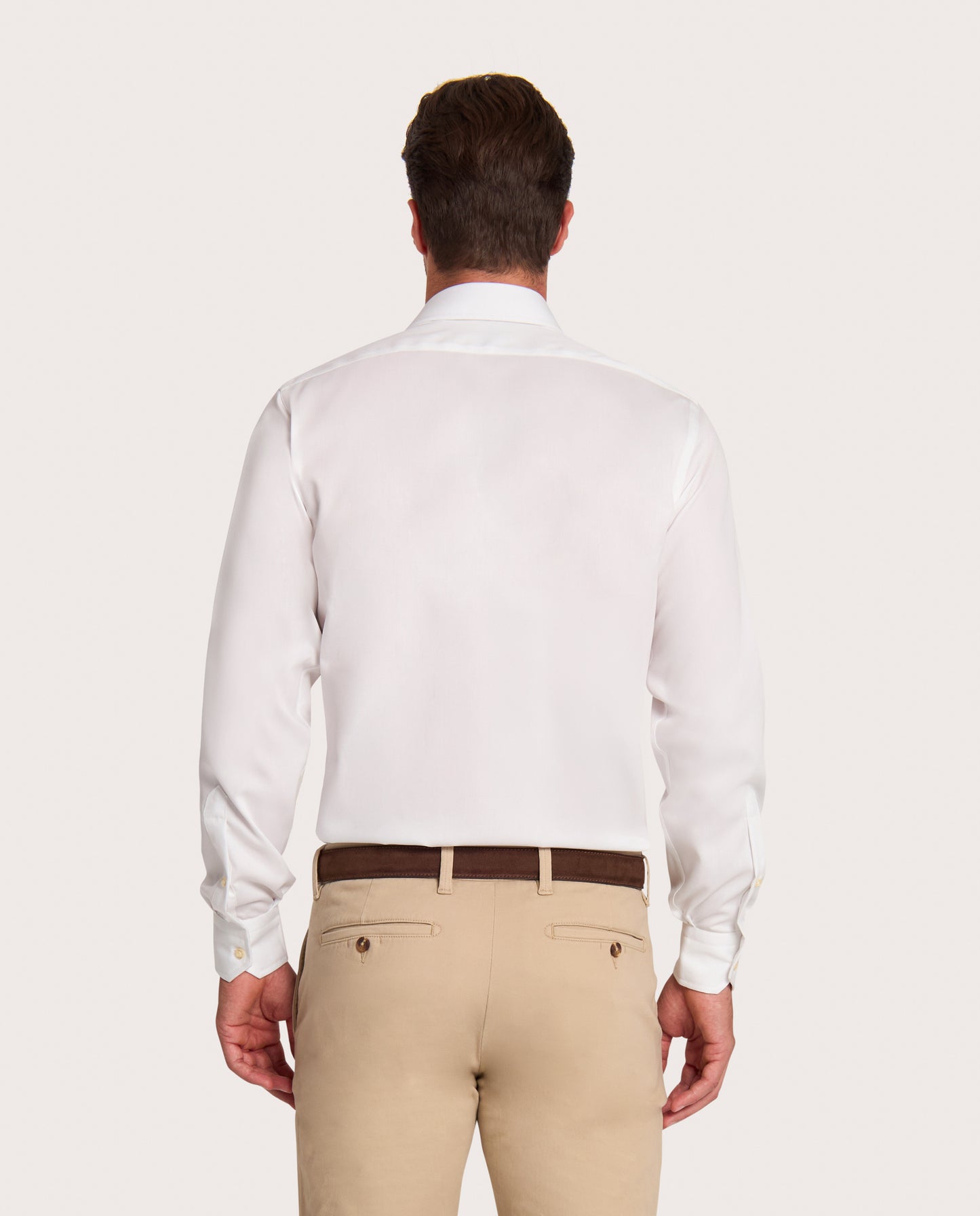 Camicissima Dobby Non-Iron Fancy White Cotton Shirt