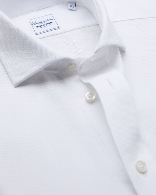 Camicissima Men's Premium COTTON shirt -WHITE | SLIM FIT