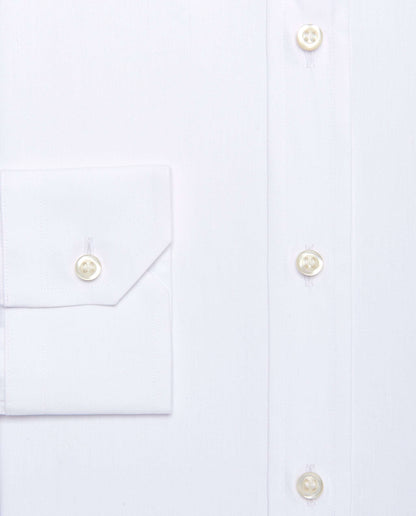 Easy Care Men’s White Permanent Cotton Shirt