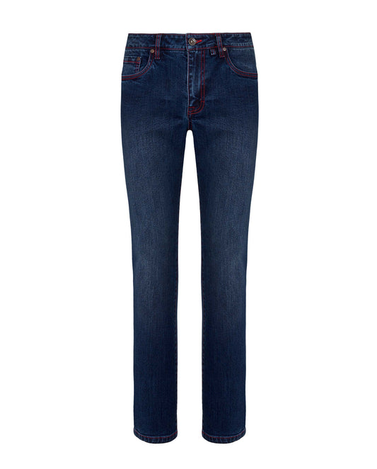 Camicissima Men’s Dark Blue Stretch Denim Jeans – Slim Fit, 5 Pockets | Everyday Essential