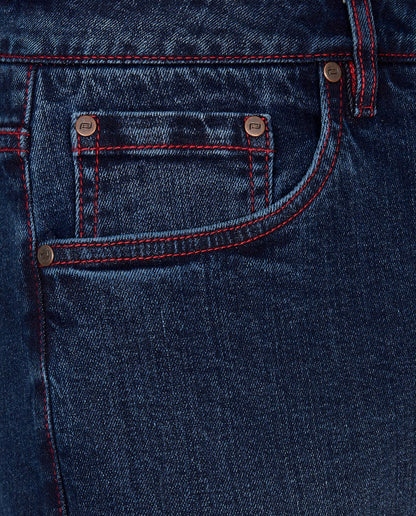Camicissima Men’s Dark Blue Stretch Denim Jeans – Slim Fit, 5 Pockets | Everyday Essential