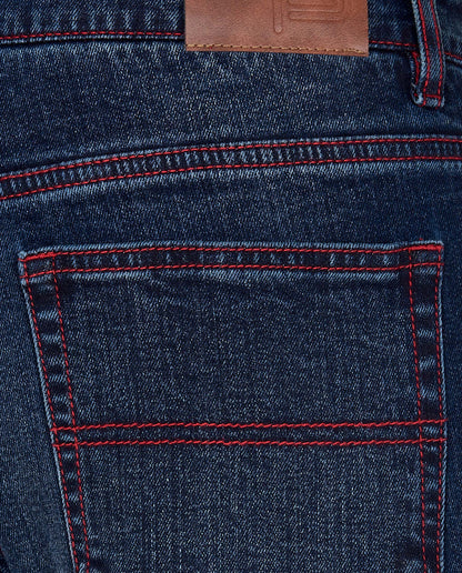 Camicissima Men’s Dark Blue Stretch Denim Jeans – Slim Fit, 5 Pockets | Everyday Essential