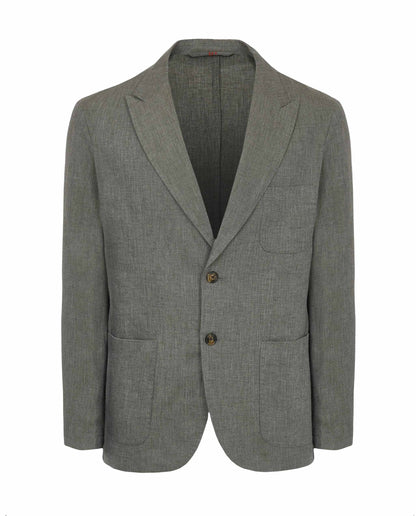 Camicissima Men's Linen-Cotton Blend | Lightweight Casual Sport Jacket