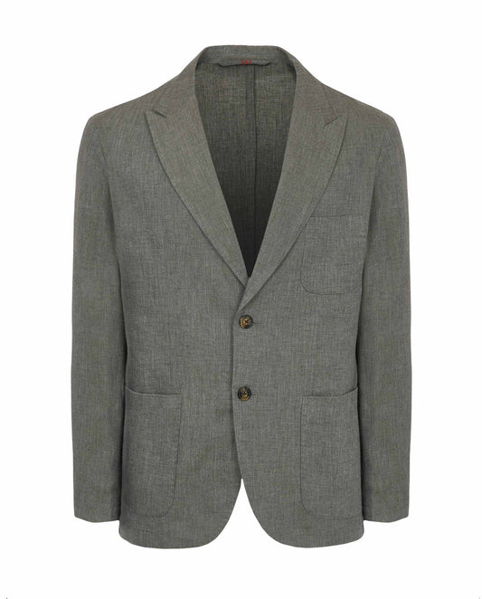 Camicissima Men's Linen-Cotton Blend | Lightweight Casual Sport Jacket