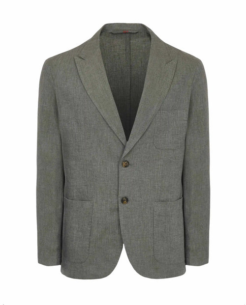 Camicissima Men's Linen-Cotton Blend | Lightweight Casual Sport Jacket