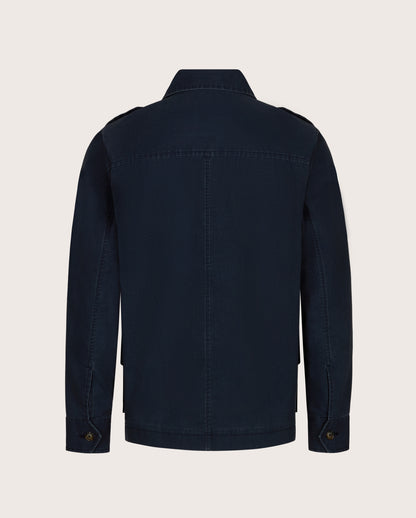 Camicissima Men’s Utility Field Jacket | Button Front Cotton Blend Casual Jacket
