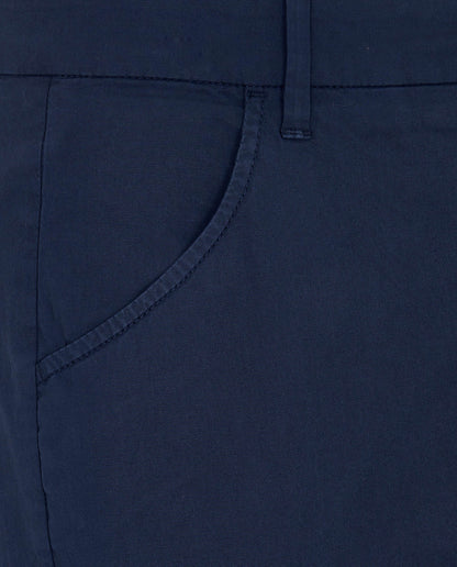 Camicissima Men’s Blue Cotton Poplin Cargo Trousers - Stretch Plain Fit | Casual Utility Pants