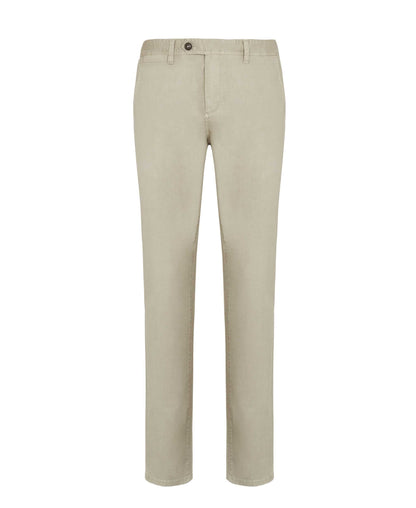 Men's Twill Chino Pants- Stretch Cotton | Printed Lining | Casual Wear