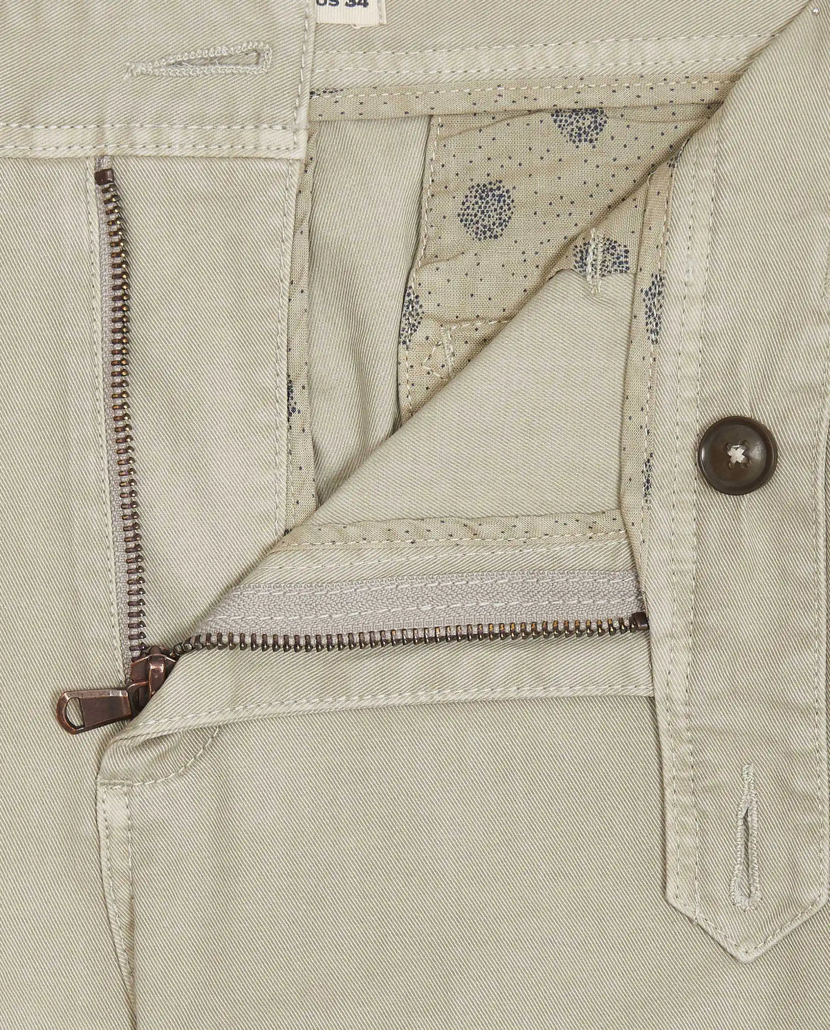 Camicissima Men's Twill Chino Pants- Stretch Cotton | Printed Lining | Casual Wear