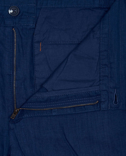 Men's Linen Chino Trousers with Coulisse