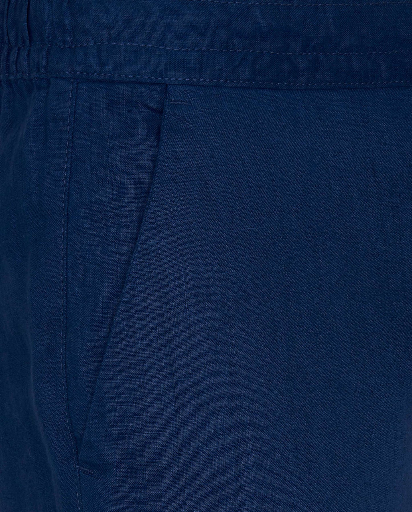 Men's Linen Chino Trousers with Coulisse