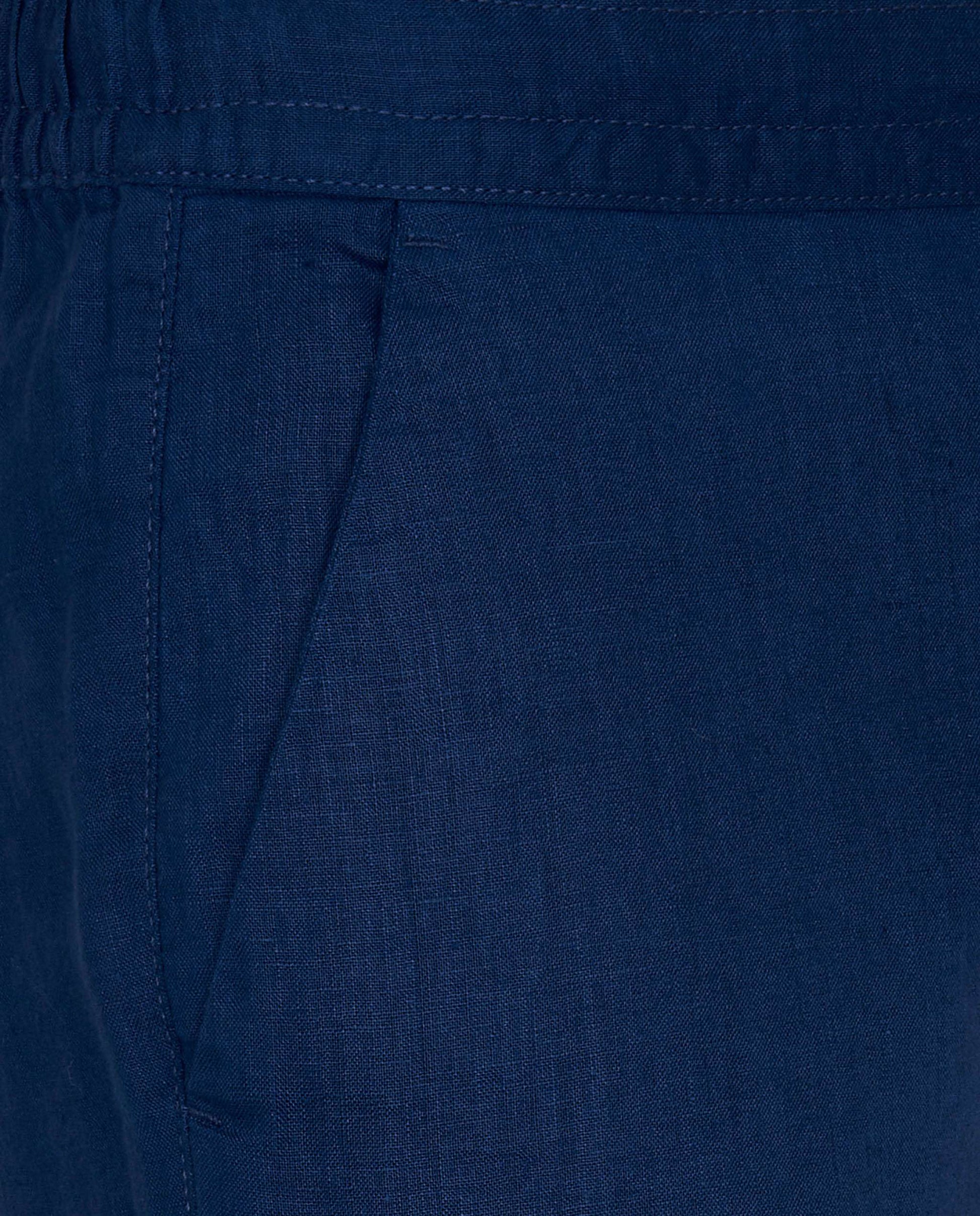 Men's Linen Chino Trousers with Coulisse