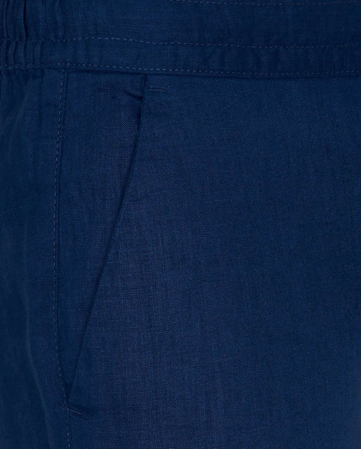 Men's Linen Chino Trousers with Coulisse