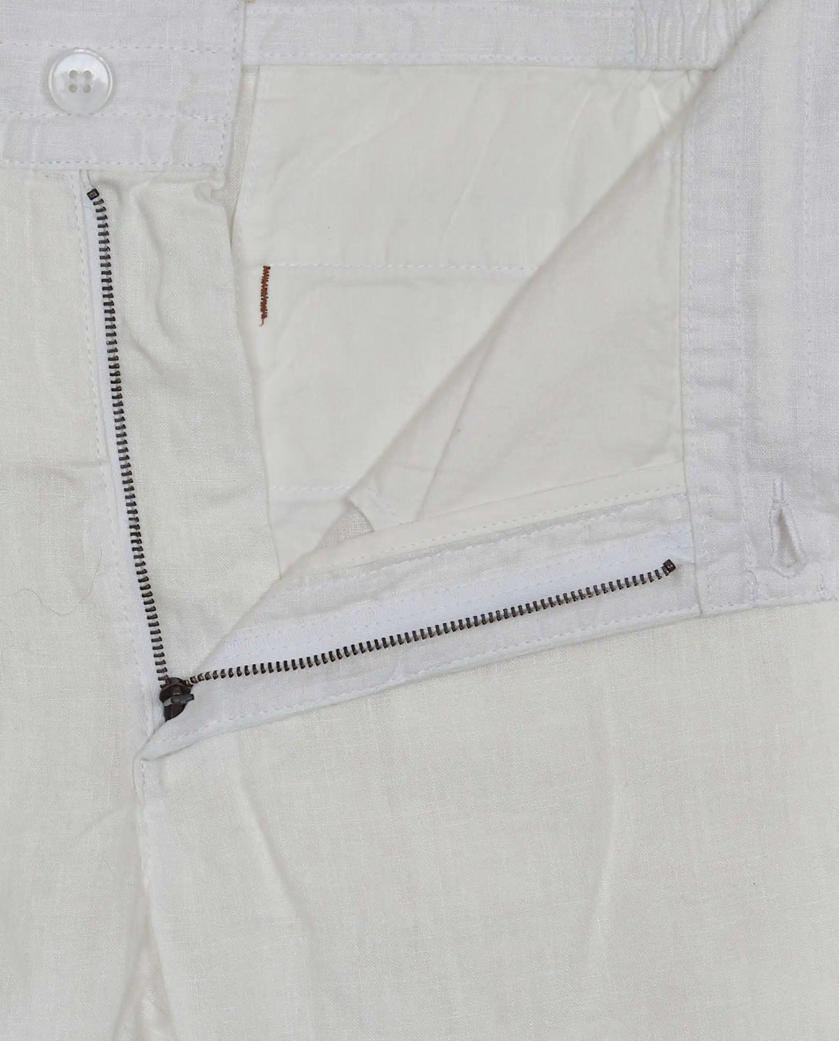 Men's Linen Chino Trousers with Coulisse