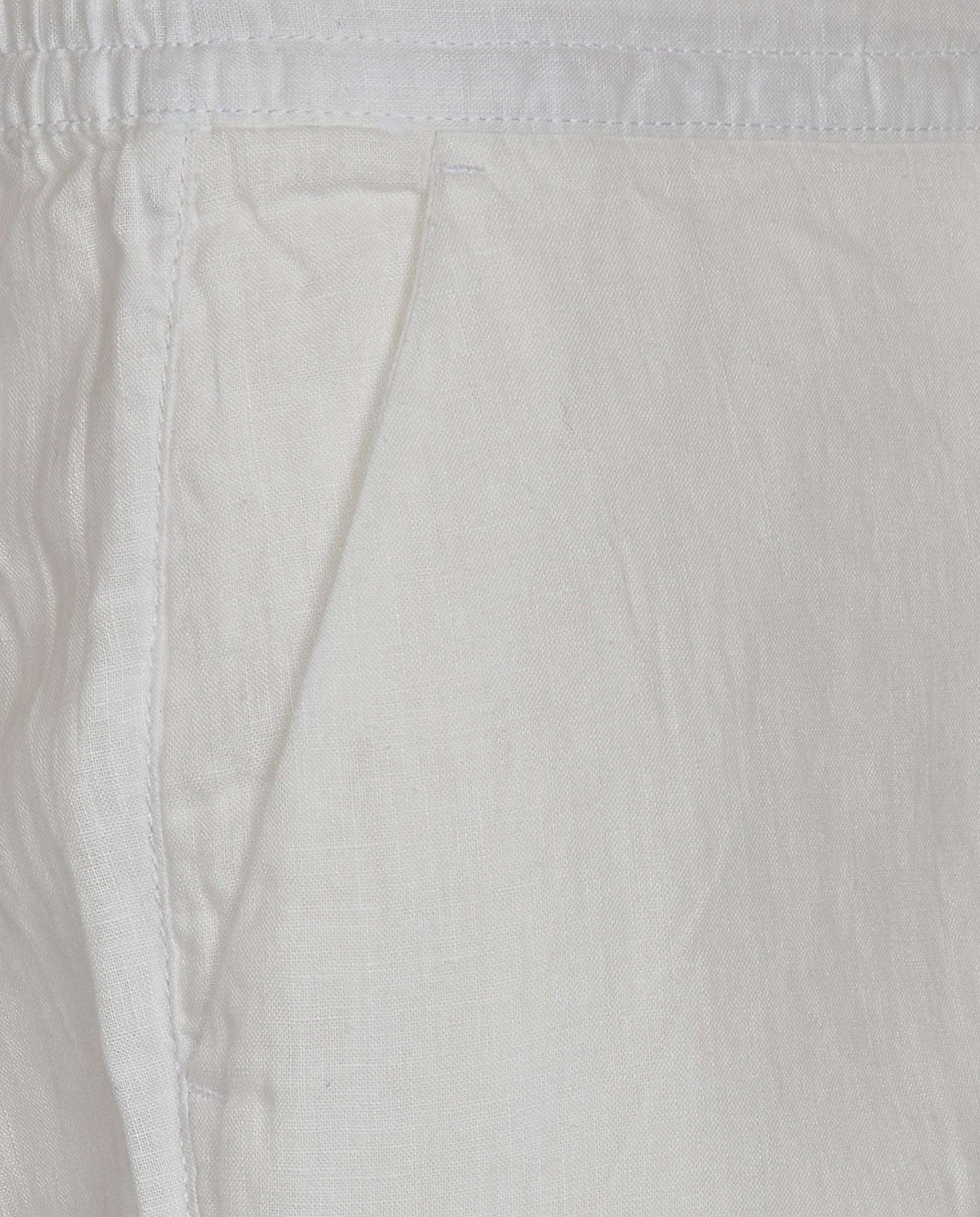Men's Linen Chino Trousers with Coulisse