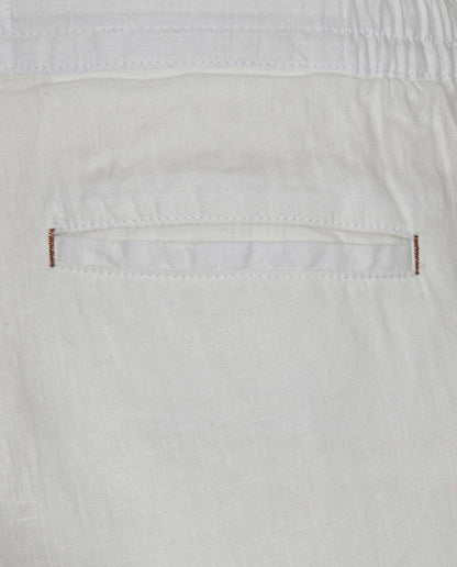 Men's Linen Chino Trousers with Coulisse