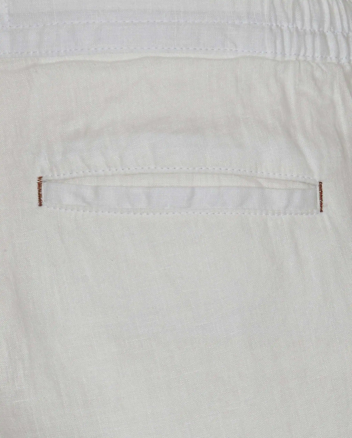 Men's Linen Chino Trousers with Coulisse