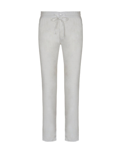 Camicissima Men's Linen Chino Trousers with Coulisse