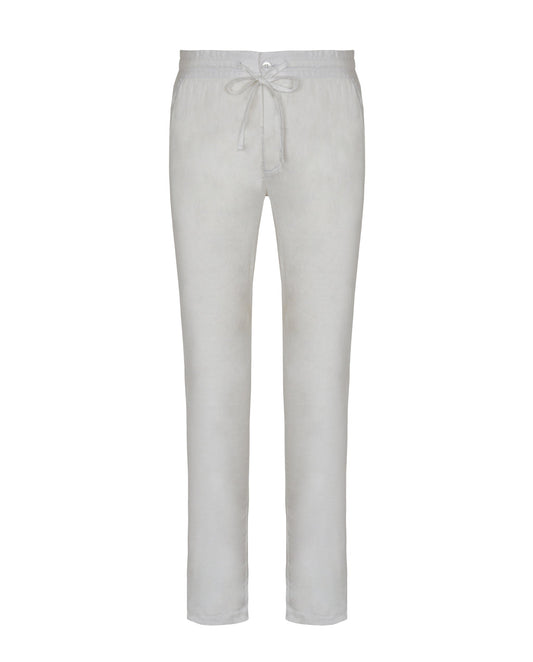 Camicissima Men's Linen Chino Trousers with Coulisse