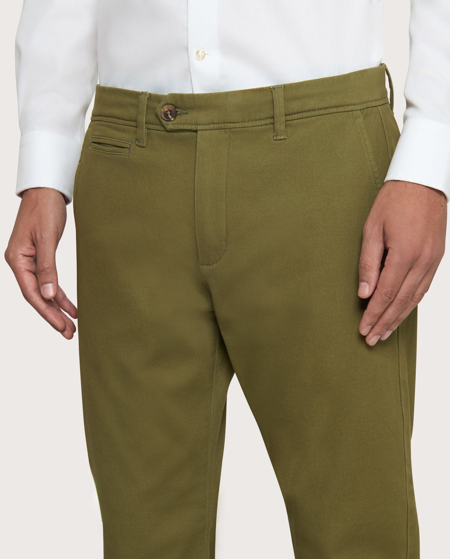 Camicissima Cotton Twill Chino Trousers