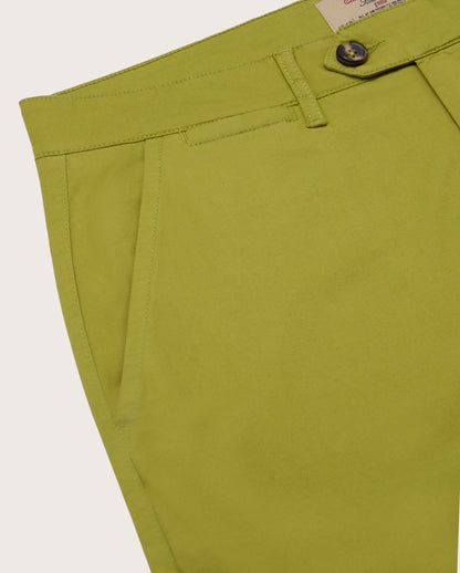 Camicissima Men's Twill Chino Plain Pants
