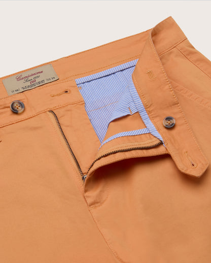 Camicissima Men's Twill Chino Plain Pants