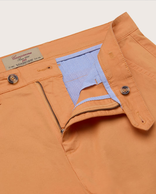 Camicissima Men's Twill Chino Plain Pants