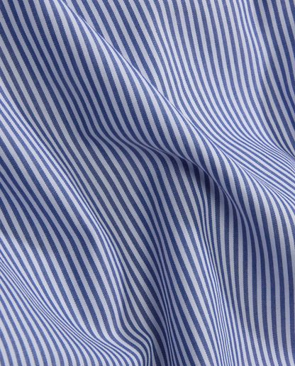 Camicissima Men’s Blue Non-Iron Permanent Regular Fit Cotton Shirt