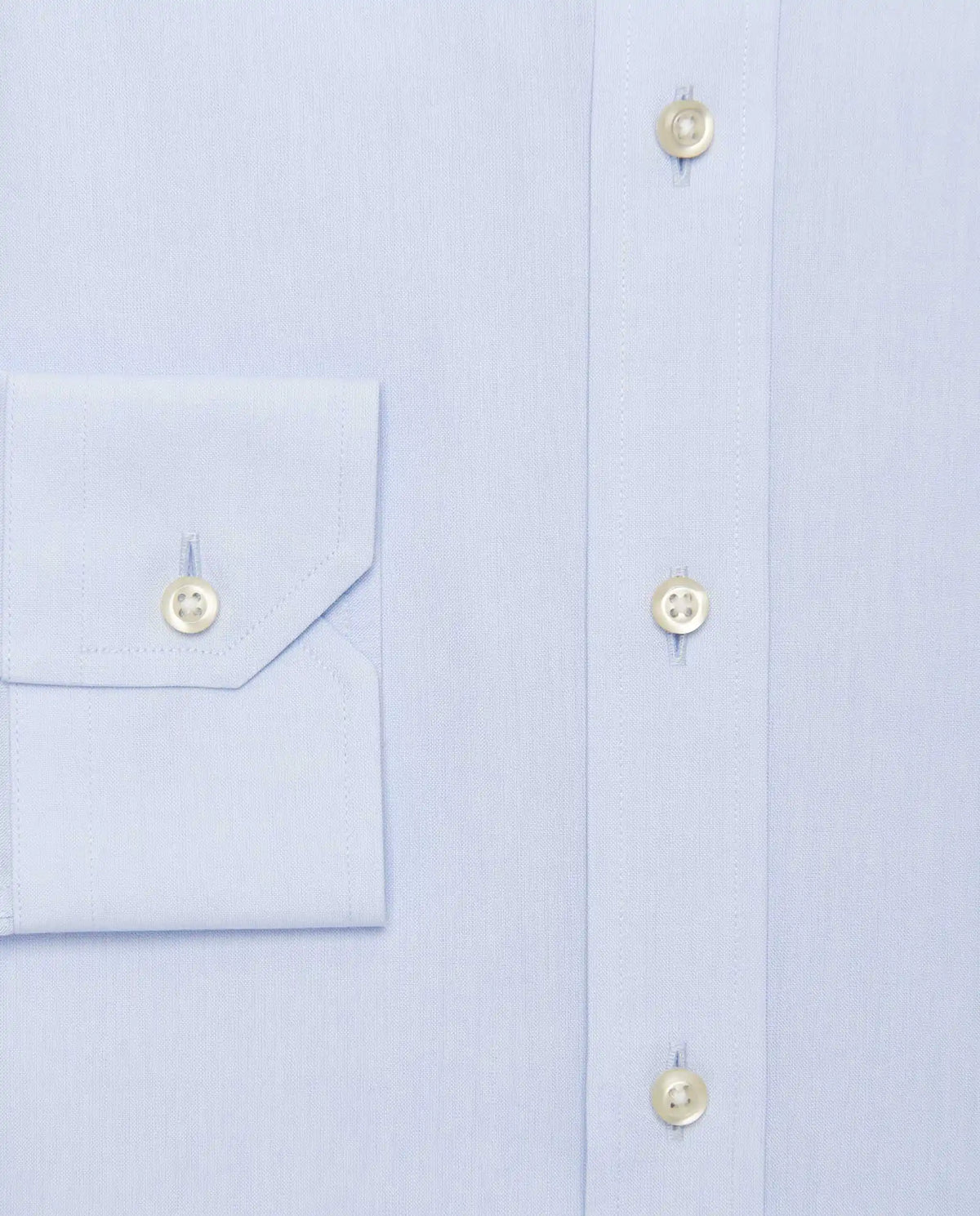 Camicissima Men’s Fitted Light Blue Shirt – Non-Iron Permanent | Plain Design | Full Sleeves