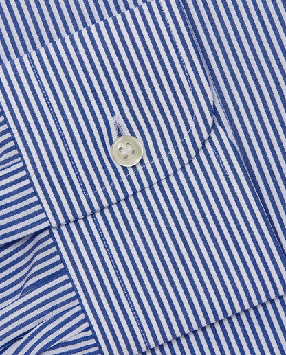 Camicissima Easy Care Men’s Blue Permanent Cotton Shirt