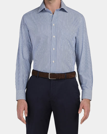 Camicissima Easy Care Men’s Blue Permanent Cotton Shirt
