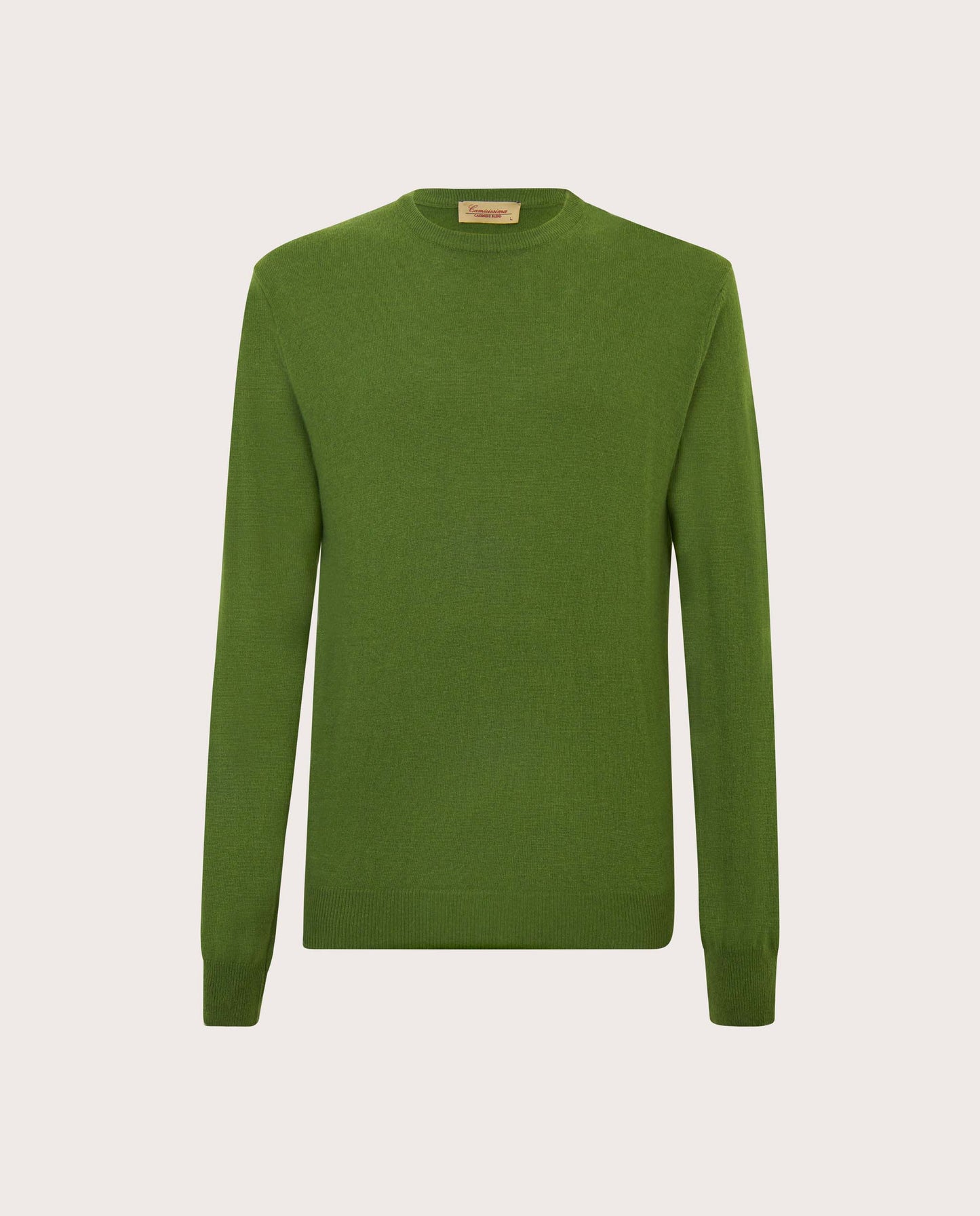 Camicissima Blend Cashmere Crew Neck Sweater