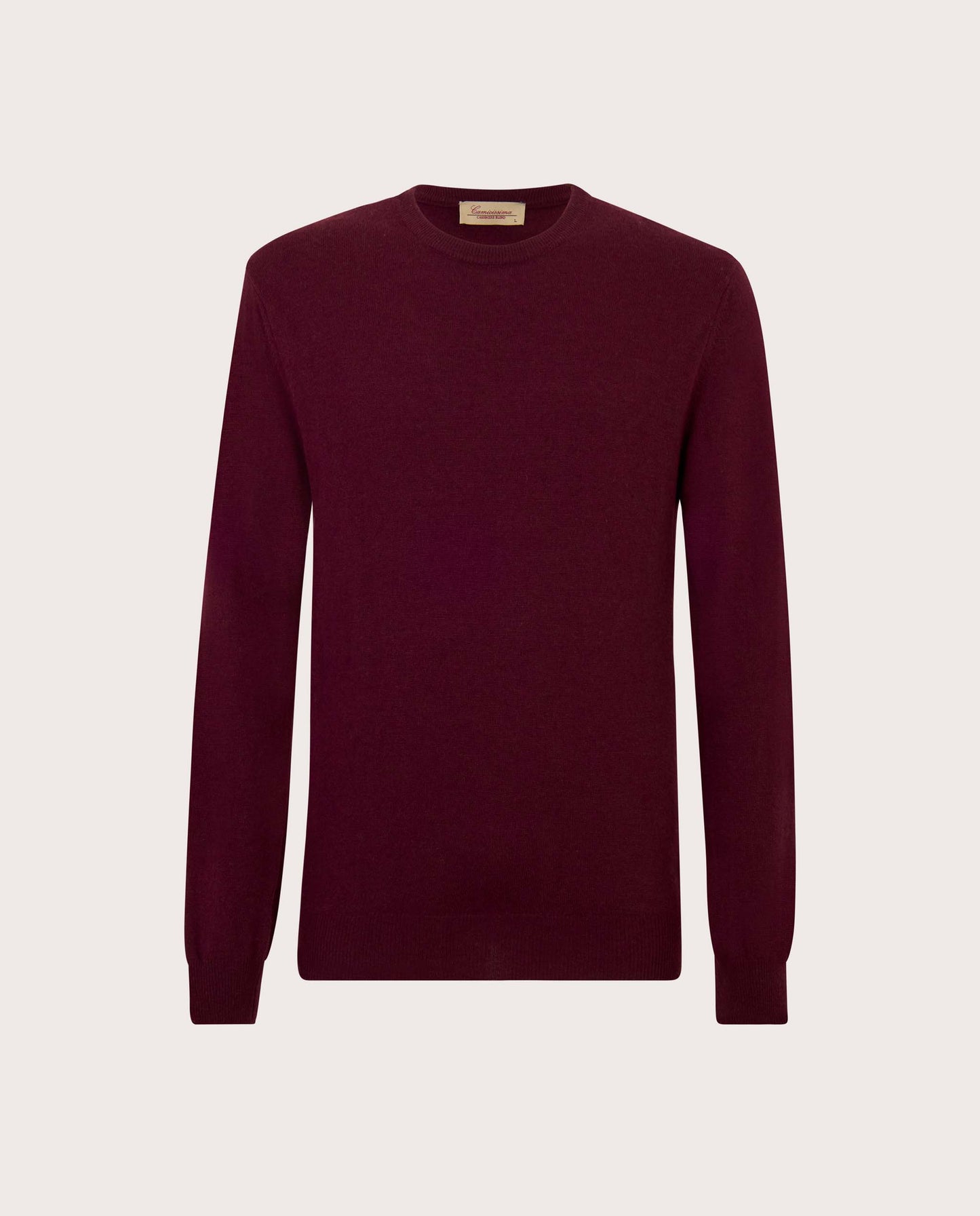 Camicissima Blend Cashmere Crew Neck Sweater