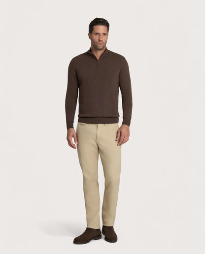 Camicissima Luxury Soft & Warm Cashmere Half-Zip Sweater