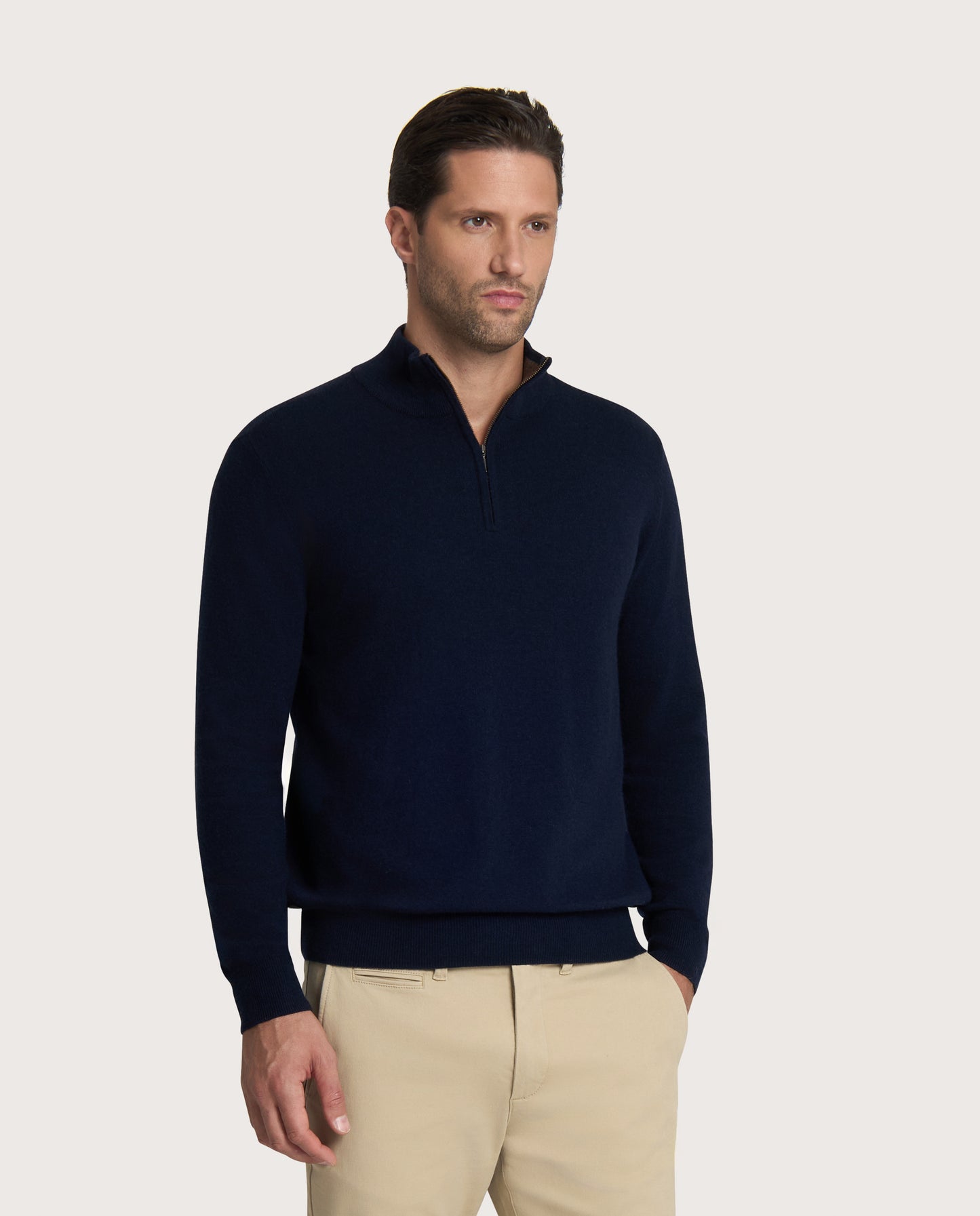 Camicissima Luxury Soft & Warm Cashmere Half-Zip Sweater